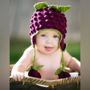 Seattle hat company strawberry knit hat